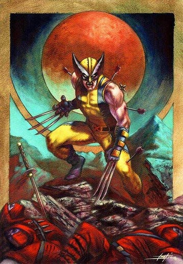 Luca Strati Print - Wolverine - OMAGGIO -WOLVERINE, Nieuw