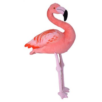 Wild Republic flamingo knuffel - pluche - roze - 76 cm, Kinderen en Baby's, Verzenden, Nieuw