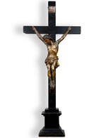 Crucifix - Hout - 1800-1850 - Uit het monastieke gebied - 55