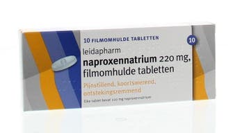 Naproxennatrium HTP 220 mg, omhulde tabletten - 10 tabletten, Diversen, Verpleegmiddelen, Verzenden, Nieuw