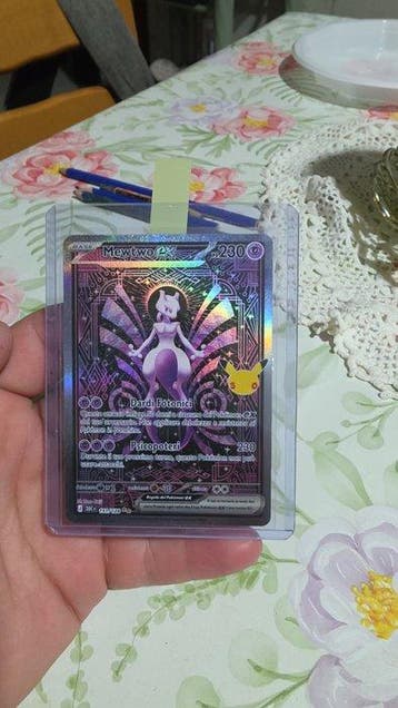 Pokémon - 1 Card - Mewtwo 151/128 Full art - Mega Evolution, Nieuw