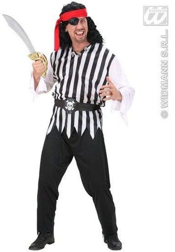 Piraat man kostuum Sam Scarr, Kleding | Heren, Carnavalskleding en Feestkleding, Ophalen of Verzenden, Nieuw