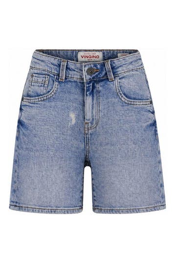 Vingino Korte broek Jongens in maat 128 Blauw, Verzenden, Nieuw, Vingino, Jongen of Meisje