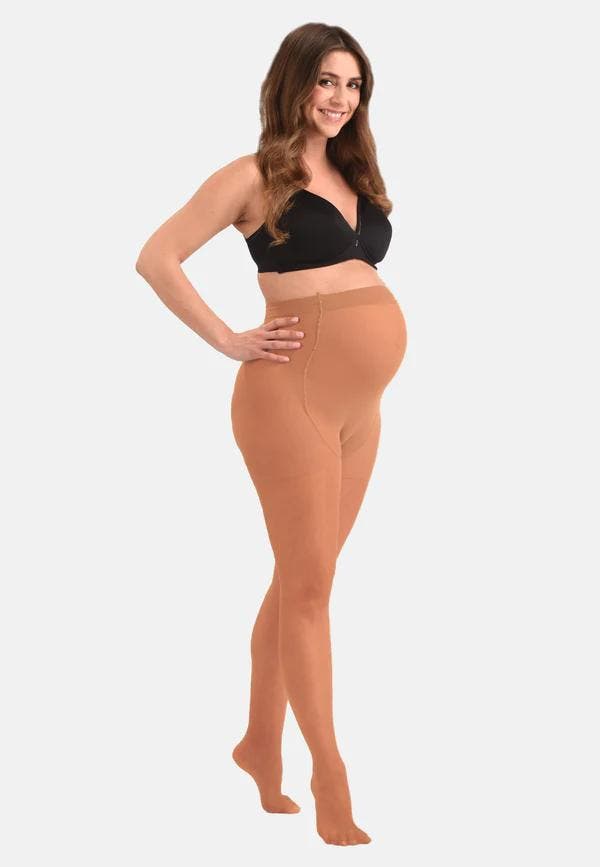 Mamsy Positiepanty Zwangerschapspanty 40 Den Naturel, Kleding | Dames, Positiekleding, Nieuw, Verzenden