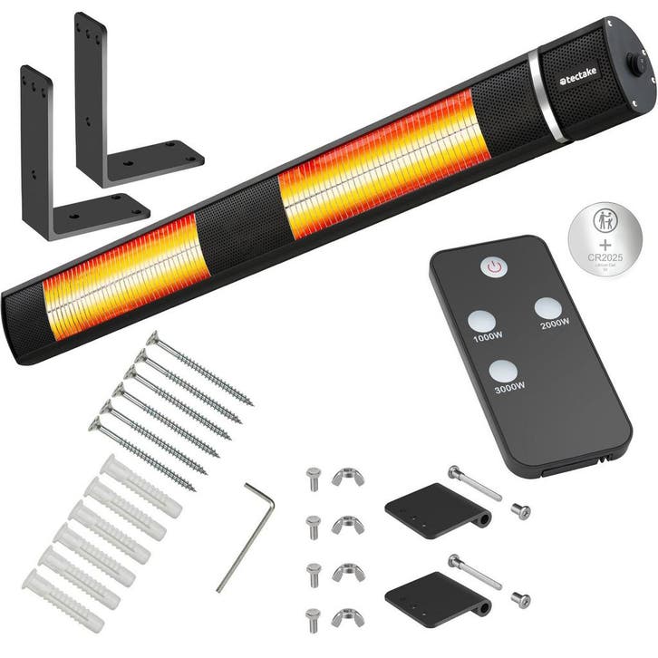 Infraroodstraler Solaris Horizon 3000W, aluminium behuizing, Auto-onderdelen, Airco en Verwarming, Verzenden