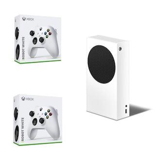Xbox Series S 512GB + 2 Nieuwe Series X & S Controllers, Spelcomputers en Games, Spelcomputers | Xbox Series X en S, Ophalen of Verzenden