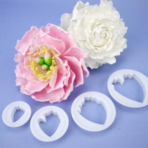 FMM Peony Cutter set/ 4 (pioenroos), Hobby en Vrije tijd, Taarten en Cupcakes maken, Nieuw, Verzenden