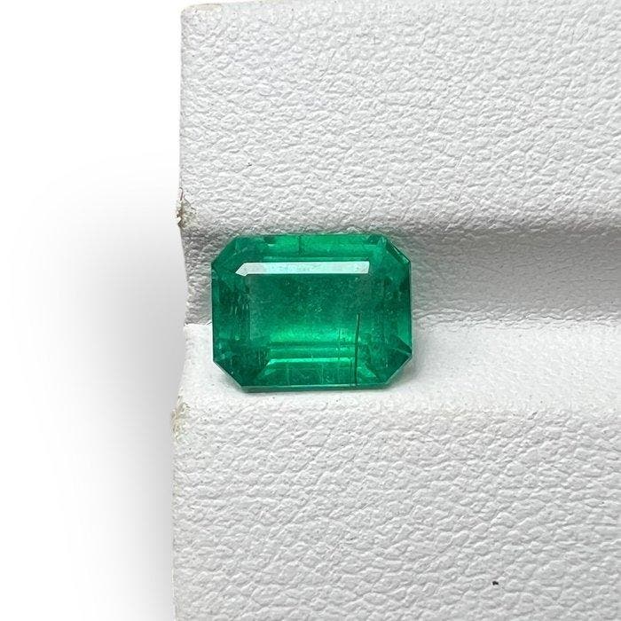 1 pcs Groen Smaragd - 2.86 ct - International Gemological, Sieraden, Tassen en Uiterlijk, Edelstenen