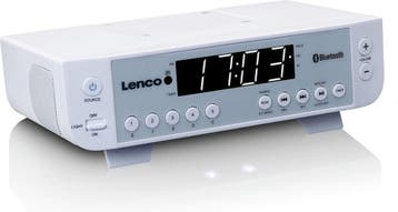 DAB Radio - FM Radio - Keukenradio - Met Bluetooth - Wit - L, Verzenden, Zo goed als nieuw
