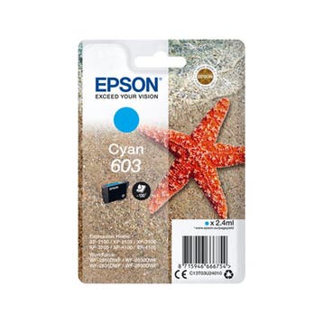 Epson 603 (T03U2) inktcartridge cyaan (origineel), Computers en Software, Printerbenodigdheden, Verzenden, Nieuw, Cartridge, Epson