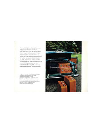 1963 ASTON MARTIN DB4 BROCHURE, Boeken, Nieuw, Author