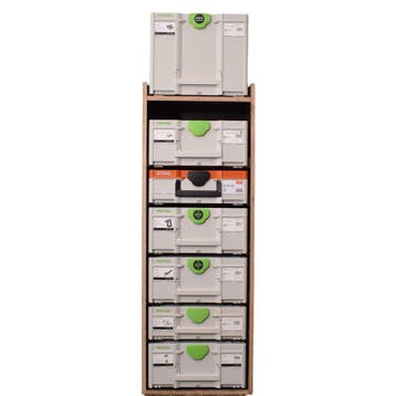 Systainerkast voor Festool, Makita, Hikoki, Mirka, Ophalen of Verzenden, Nieuw