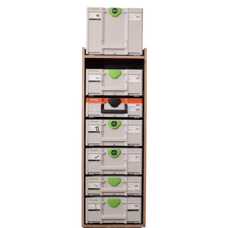 Kast voor Festool, Makita, Hikoki, Mirka systainers, Doe-het-zelf en Verbouw, Gereedschapskisten, Nieuw, Ophalen of Verzenden