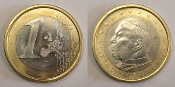 Vatican Vatikan 1 Euro 2003 Papst Johannes Paul Ii, Verzenden