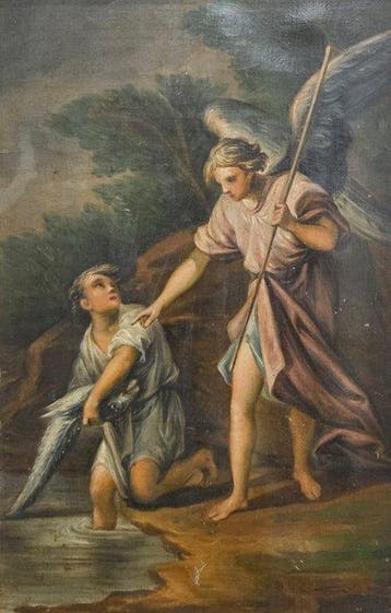 Franse school (XIX) - La Pesca Milagrosa