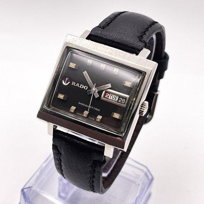 Rado - Manhattan - Zonder minimumprijs - Graphite Noir, Sieraden, Tassen en Uiterlijk, Horloges | Heren