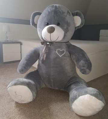 Roze Knuffel 190cm Kinderkamer | Laatste Stuks!, Ophalen of Verzenden, Nieuw, Beer