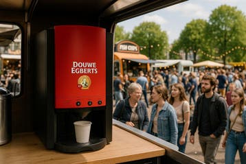 Douwe Egberts Cafitesse 50 koffiemachine met watertank, Witgoed en Apparatuur, Koffiezetapparaten, Overige typen, 10 kopjes of meer