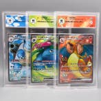 Pokémon - 3 Graded card - Tris Starter POKEMON 151 SR, Nieuw