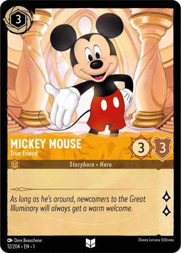 [12/204] - MICKEY MOUSE - True Friend ENG FOIL [M/NM], Ophalen of Verzenden, Nieuw