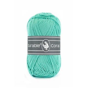 Durable Coral 338 Aqua - Haakgaren / Breigaren, Ophalen of Verzenden, Nieuw, Breien of Haken, Wol of Garen