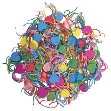 Hartjes Gelukshangers - Gelukspoppetjes - Kleurenmix - 50, Verzenden, Nieuw