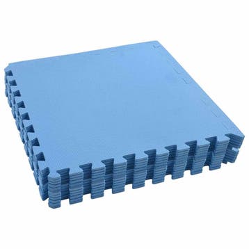 vidaXL Zwembad Grondmat 12 st Blauw 4,32  EVA Schuim, Verzenden, Nieuw