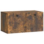 vidaXL Wandbeugel TV-kast Gerookt eiken 59,5 x 31 x 30 cm, Huis en Inrichting, Minder dan 50 cm, Verzenden, Nieuw, Minder dan 100 cm
