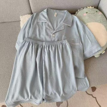 Heren Pyjamaset Korte Mouw & Shorts - Comfortabele Zomer Lou, Kleding | Heren, Verzenden, Nieuw