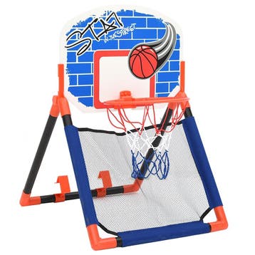 vidaXL Kinderbasketbalset multifunctioneel grond en muur, Verzenden, Nieuw