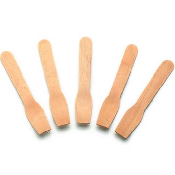 Sier IJslepels Hout 9,5cm 3x100st., Verzenden, Nieuw
