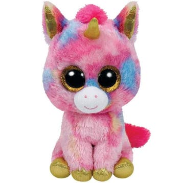 Ty Beanie Fantasia - roze pluche eenhoorn - 15 cm, Verzenden, Nieuw