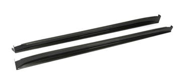 Carbon side skirt extensions Tesla Model X, Verzenden