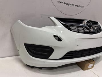 OPEL KARL VOORBUMPER BUMPER ORIGINEEL COMPLEET 42418315, Ophalen, Gebruikt, Opel, Bumper