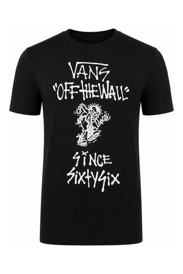 Vans T-shirt in maat M Zwart, Verzenden, Zo goed als nieuw, Zwart, Vans