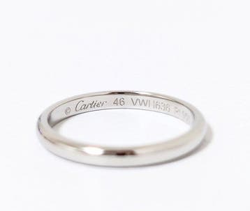 Zonder minimumprijs - Cartier - Ring Platina, Nieuw