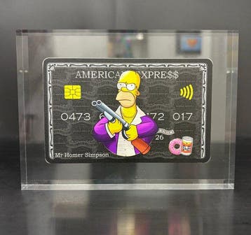 N.Nathan - Plexi Card MR. OMER SIMPSON
