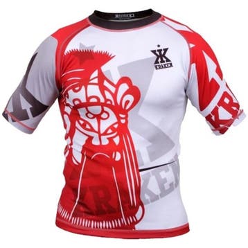Kraken Wear Rash Guard The M4SK Rood Wit, Ophalen of Verzenden, Nieuw