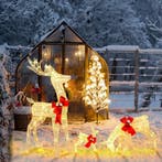 2dekans | COAST 3-delige LED Rendierfamilie – Verlichte, Diversen, Kerst, Ophalen of Verzenden, Zo goed als nieuw