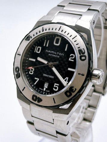 Hamilton - Khaki Navy - H78615135 - Heren - 2000-2010, Nieuw