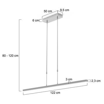 Steinhauer hanglamp Bande 3319ST Nieuw, Huis en Inrichting, Lampen | Hanglampen, Ophalen, Nieuw, Overige materialen, Modern