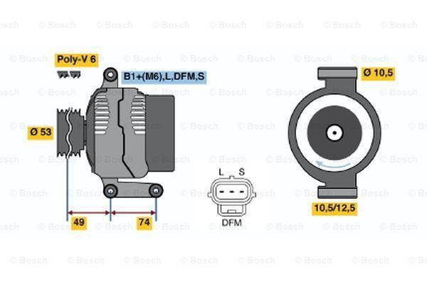 Dynamo / Alternator FORD TRANSIT (2.0 DI,2.0), Auto-onderdelen, Motor en Toebehoren, Nieuw, Ophalen of Verzenden