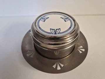 Koektrommel - Metaal - Jugendstil Keksdose