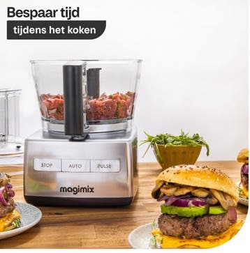 Magimix CS 4200 XL Foodprocessor - Keukenmachine - Mat, Ophalen of Verzenden, Zo goed als nieuw