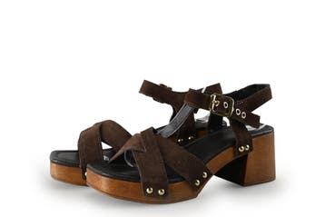 Manfield Sandalen in maat 36 Bruin, Bruin, Verzenden, Sandalen of Muiltjes, Zo goed als nieuw