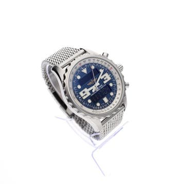 Breitling Chronospace A78365; Heren piloten horloge, Overige merken, Staal, Polshorloge, Ophalen of Verzenden