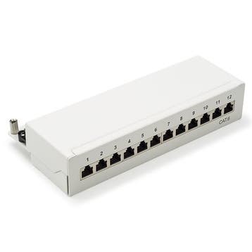 Patchpaneel | Cat6 S/FTP | 12 poorten (Desktop, Wit), Verzenden, Nieuw