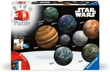 Star Wars Planets of the Galaxy 3D Puzzel (531 stukjes) |, Hobby en Vrije tijd, Denksport en Puzzels, Verzenden, Nieuw