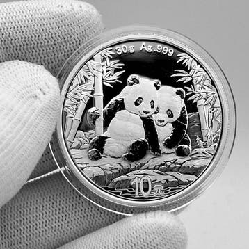 China. 10 Yuan 2026 – Panda – 30 g Silver coin – Ag .999 –