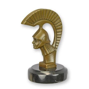 A BRONZE ART DECO SPARTAN CAR MASCOT (Beeldjes - Decoratie), Verzenden, Nieuw